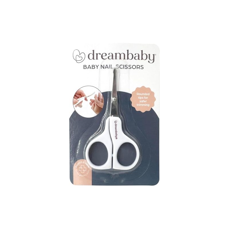 Dreambaby Infant Safety Nail Trimmer Scissors - with Rounded Tip