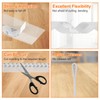 Cenipar Weather Stripping Door Seal Strip Silicone Transparent 16.5 Feet