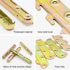 4 Set Bed Rail Brackets-Bed Frame Hardware for Wood Bed