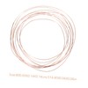 ABOOFAN 2pcs Copper Wire for Crafting Beading DIY Projects Flexible