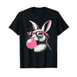 Retro Easter Bunny Men Women Kids Boys Girls Funny Easter T-Shirt