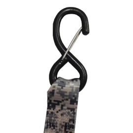 Everest 1.5" x 15' Camo Ratchet Tiedown Straps, Double J-Hook Ratchet Tie Down – Ratchet Strap Set, 1500 lbs. Working Load Limit, 4500 lbs. Break Strength