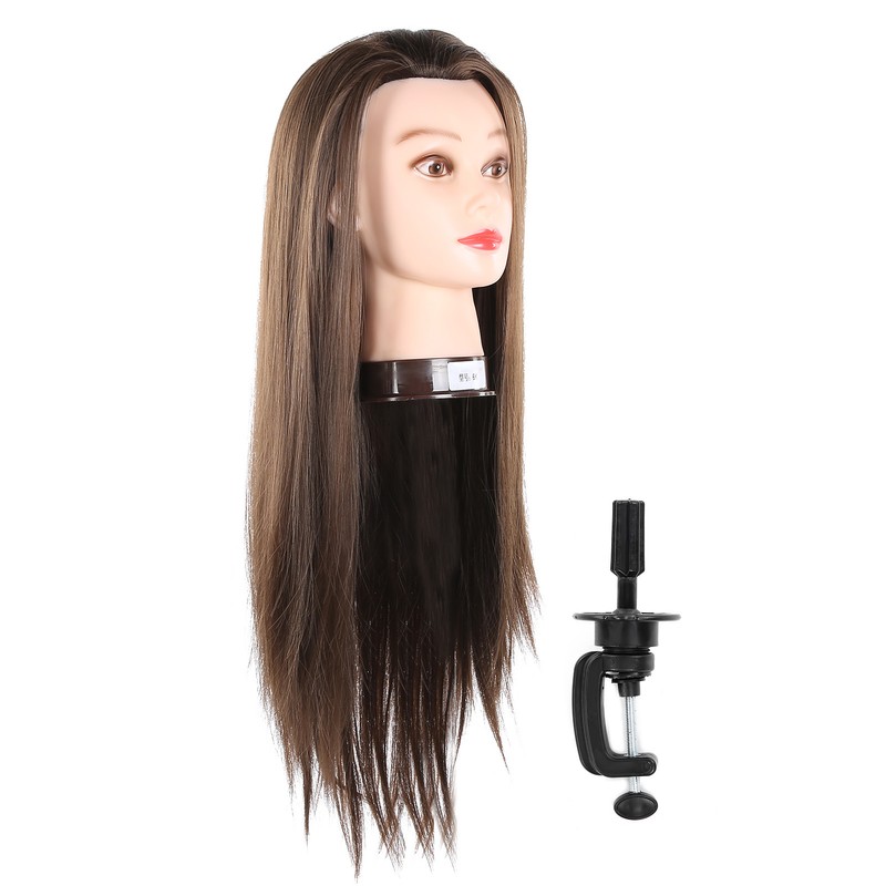 Professional Mannequin Head Hairdressing Training Head for Hair Styling Braiding