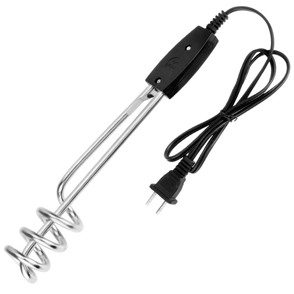 Rugam Immersion Water Heater - Portable Heater 1000W 10in 110V