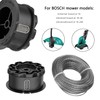 Lawn Trimmer Thread Spool, 2 Pieces Diameter 1.6 mm 6