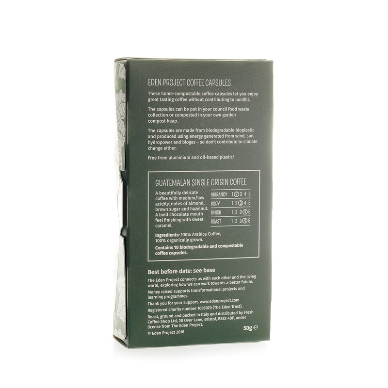 60 Plastic Free Eden Project Guatemala Home compostable Nespresso Compatible