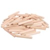 QUARKZMAN Wooden Dowel Pins 6 x 40 mm (0.24 x