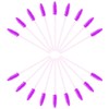 Screw Brushes 100pcs Makeup Brushes Purple Crystal Band Annhua Eyebrow