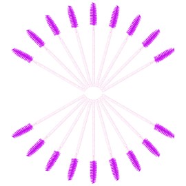 Screw Brushes 100pcs Makeup Brushes Purple Crystal Band Annhua Eyebrow Brush 100pcs Eyelash Comb Eyelash Makeup Eyelash Comb Eyelash Extensions Eyebrow Brush Comb Disposable Makeup Brush