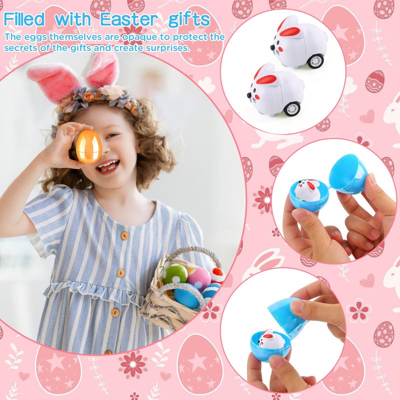 Hyran Pack of 24 Easter Eggs for Hanging, Easter Eggs
