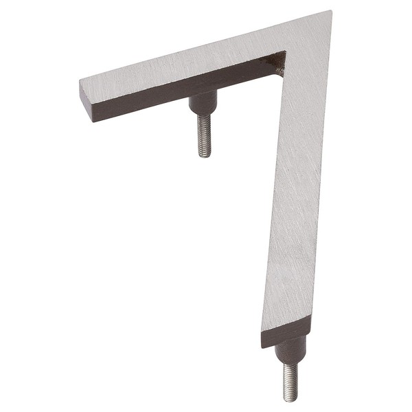 Montague Metal Products MHN-16-F-AC2-7 Solid Brushed Aluminum Modern Floating Address