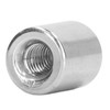 50Pcs Round Connector Nut M4 X 0.7-8-L10mm Female Thread Coupling