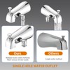 Tub Spout with Diverter,Bathtub Faucet with Shower Diverter,Fits 1/2" or
