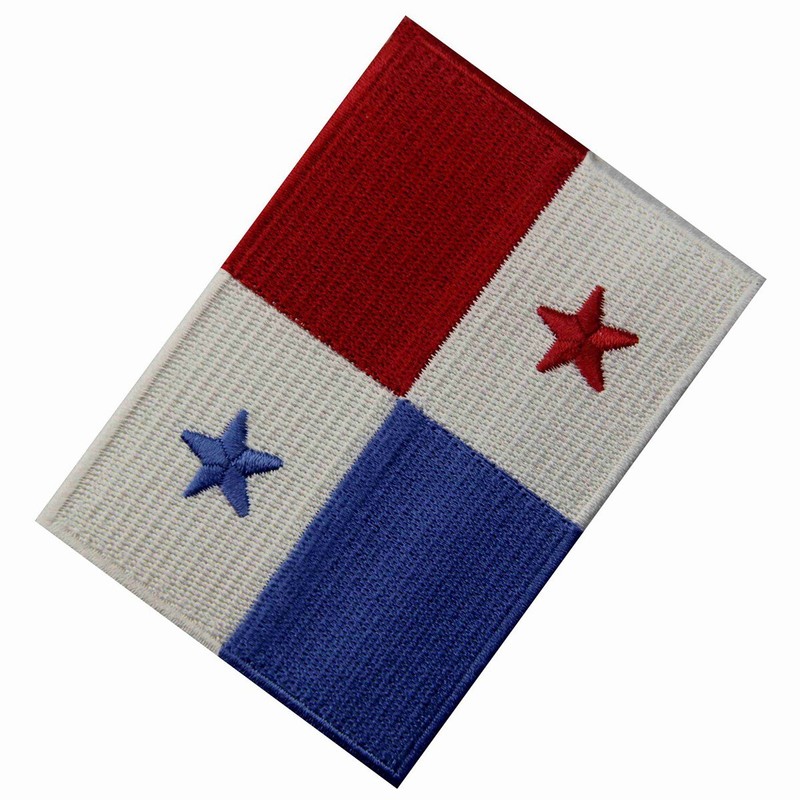 Panama Flag Embroidered Patch Panamanian Iron On Sew On National