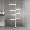 ECUTEE Adjustable Height 7 Layer Indoor Plant Stand Pole Spring