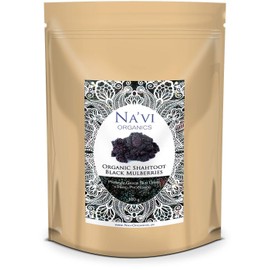Organic 'Shahtoot' Black Mulberries (100 g)