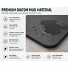 Black Non-Slip Floor Mat 40cm x 60cm - Durable and