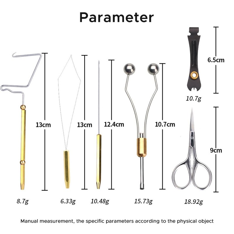 Lixada Fly Tying Tools Kit with Fly Tying Threader Needle