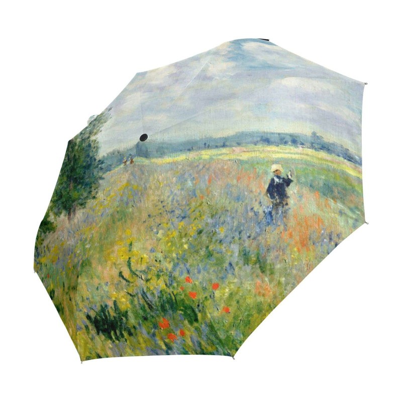 WIHVE Monet Umbrella Auto Open Close Folding Windproof Compact Travel
