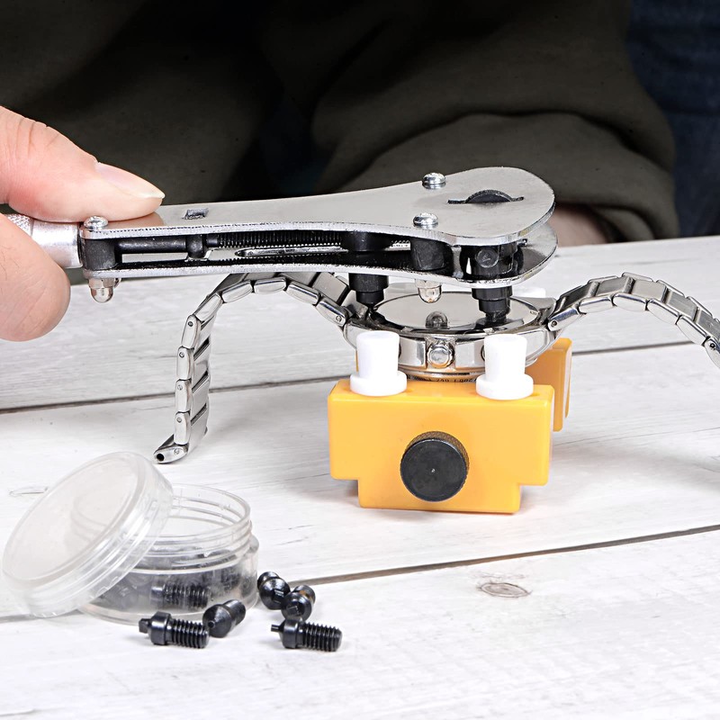 sourcing map Watch Repair Tool Set, 56mm Watch Cover Case