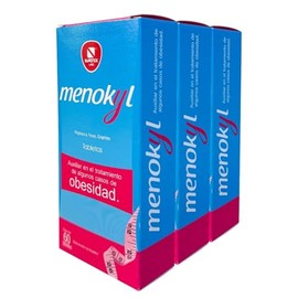 MENOKYL 60 Tabletas, Solución Natural en el tratamiento de algunos casos de Obesidad Exógena (3)
