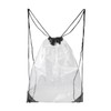 Rumyve Drawstring Fitness Bag,PVC Clear Drawstring Bag,Waterproof Sports Backpack String