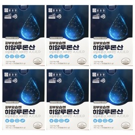 Chong Kun Dang Skin Moisturizing Hyaluronic Acid 950mg x 30 Capsules 6 Boxes  / 종근당 피부보습엔 히알루론산 950mg x 30캡슐 6박스