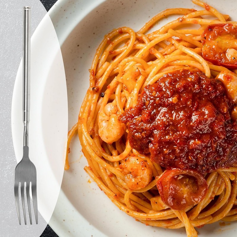 Telescopic Fork - 22 to 64cm Extendable Fork Stainless Steel