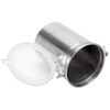 4 Pack Stainless Steel Canister, 66 oz Kitchen Canister Set