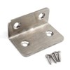 10 x Corner Brackets 304 Stainless Steel L Shape for