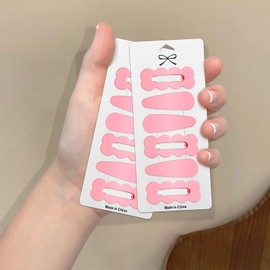 Girls Hair Clips - Pink Acrylic Hair Clips Metal Hair Styling Accessories for Toddlers Kids Girls Women
