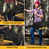 Chainsaw Carrying Case, Waterproof Foldable Chainsaw Storage Bag Compatible with