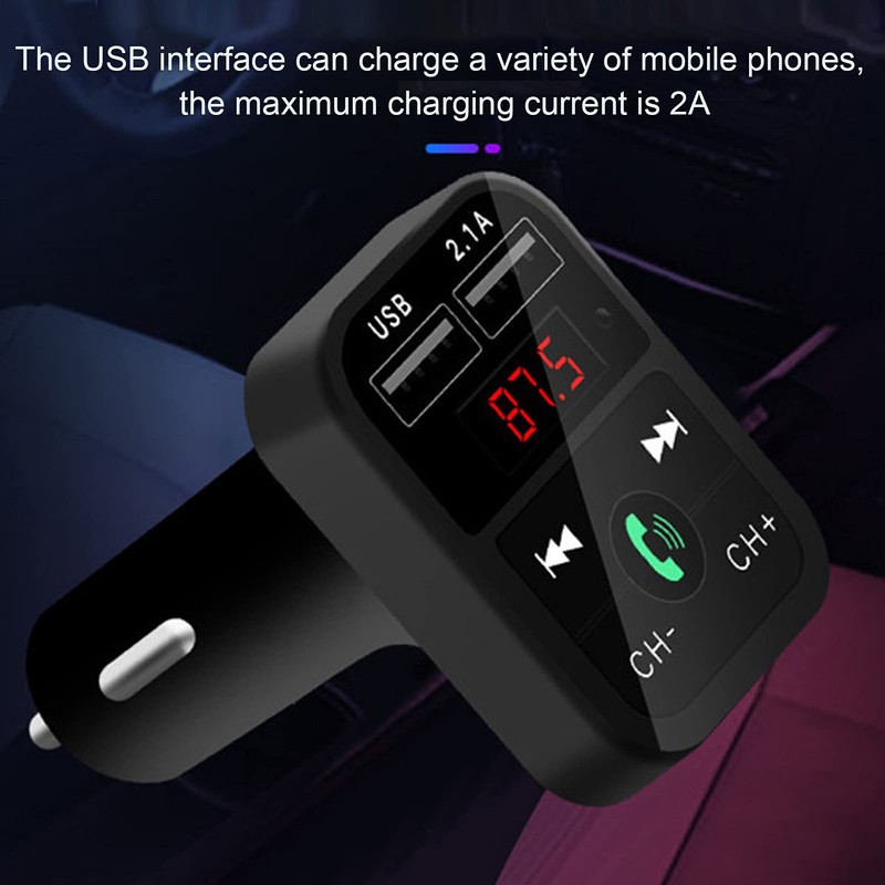Bluetooth FM Transmitter, Car MP3 Player Bluetooth V5.0 Car Radio