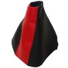 AERZETIX Gear Stick Gaiter Artificial Leather Black and Red