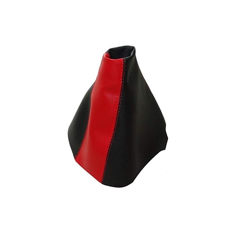 AERZETIX Gear Stick Gaiter Artificial Leather Black and Red
