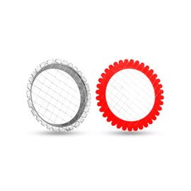 Egg Dicer for Hard Boiled Eggs 2 Pcs - Manual Egg Salad Chopper Grid - Plastic & Metal Boiled Potato, Carrot & Egg Cutter - Wire Grid for Salads and Appetizers