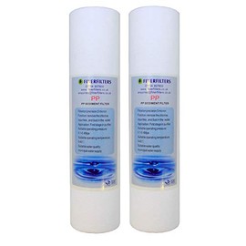 Finerfilters 10” x 2.5” Standard Sediment Filter 1 Micron 2 Pack