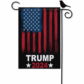 Mugod Trump Vance Garden 12.5 x 18 Inch Vertical Double Sided, USA Flag American President Election Vote Yard Outdoor Decoration