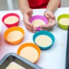 Juego de 12 Moldes de Silicona para Hornear, Vasos Reutilizables