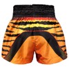 TUFF Muay Thai Shorts Boxing Trunks (TUF-MS613-ORG, M)
