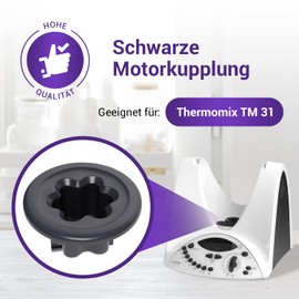 Vioks.pro Coupling for Motor 46 mm Replacement for Thermomix Vorwerk Coupling - Accessories for Thermomix TM31, Food Processor Thermomix TM31 Spare Parts