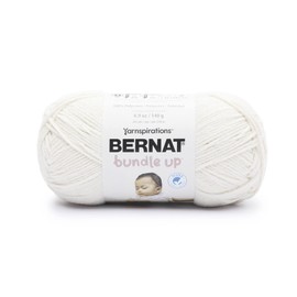 Bernat BUNDLE UP SB SOLIDS Yarn, 140g, Marshmallow