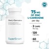 Supersmart Zinc L-carnosina 75 Mg - 120 Cápsulas