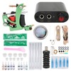 Complete Tattoo Kit Professional Coil Tattoo Machine Power Supply Pen