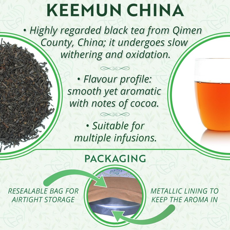 Keemun China Premium Loose Leaf Black Tea - Chinese Tea