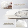 Goose Down Body Pillows for Adults, Large Body Pillow for