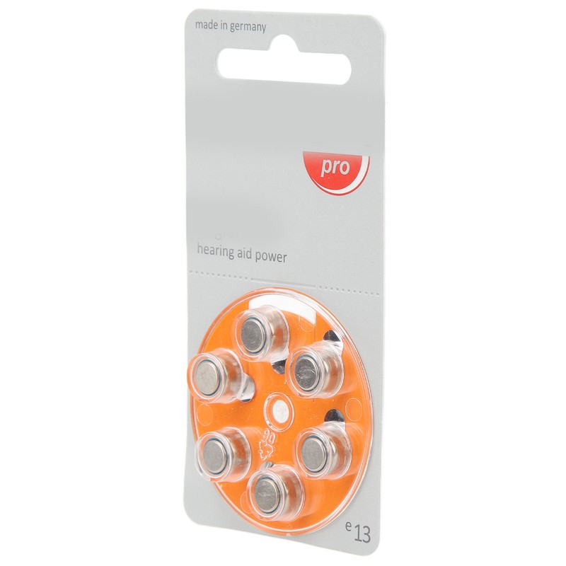 60pcs Long Lasting Power Hearing Device Battery Zinc Air Sound