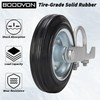 BOODVON Gate Wheel Gate Caster Kit with 1-5/8" Thru 2"