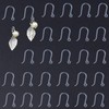 Comfortable 60pcs Plastic Earring Hooks, Non-Allergenic, Safety Ear Wire, Anti-Allergy,