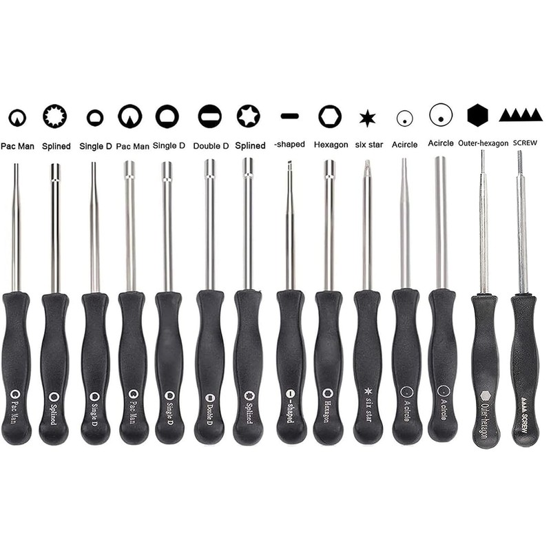 Hippotech Pack of 14 Carburetor Adjustment Tool with Screw Outer-hexagon